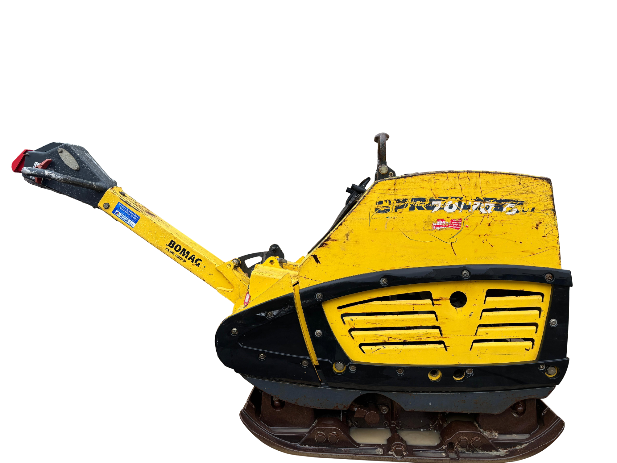Vibrationsplatte 600 kg
