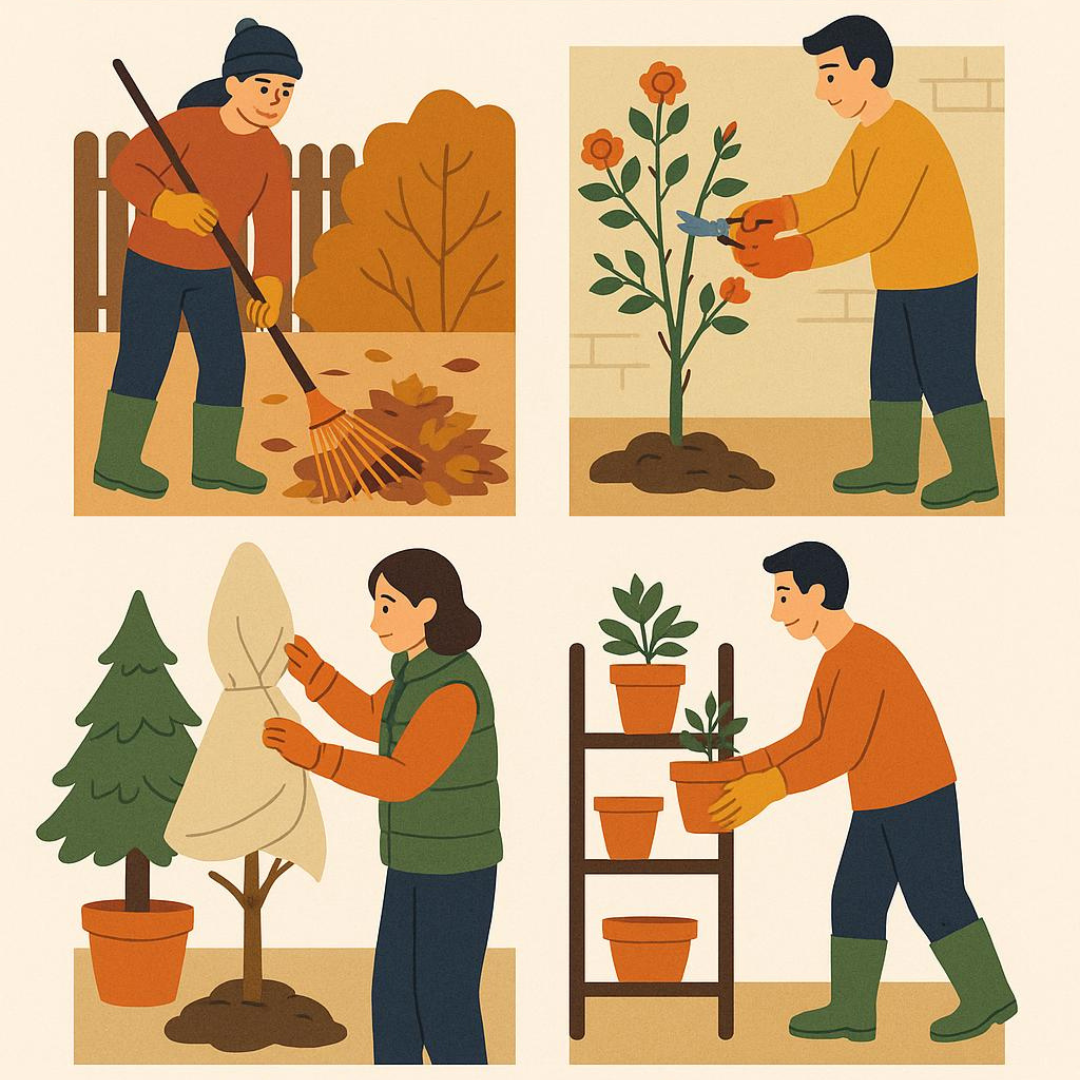Wie mache ich meinen Garten winterfest?